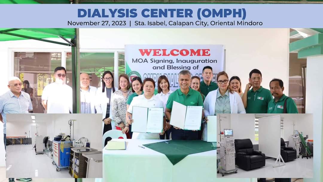 Oriental Mindoro to Inaugurate New Dialysis Centers in Pinamalayan and Roxas