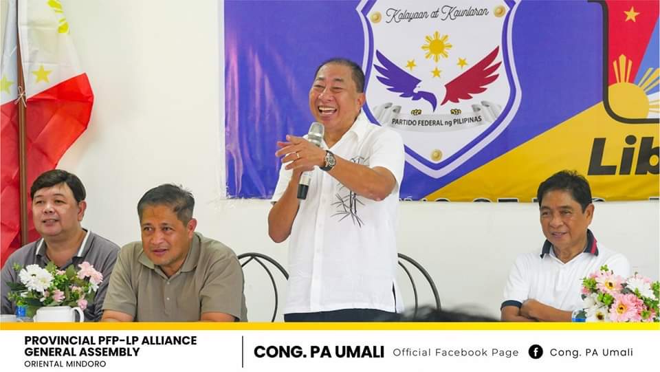 Cong. PA Umali Spearheads PFP-Liberal Party Alliance