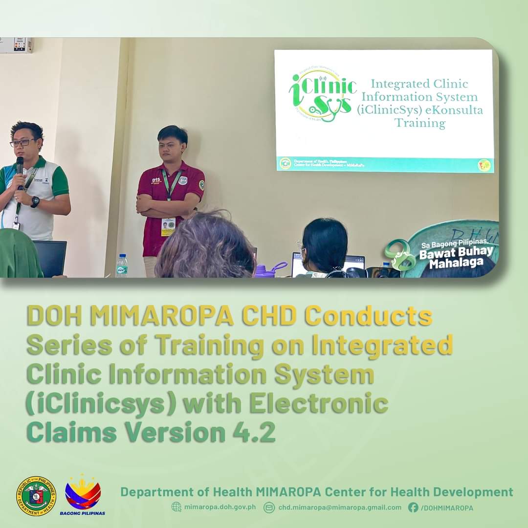 DOH Trains Health Workers on New Clinic Information System in MIMAROPA