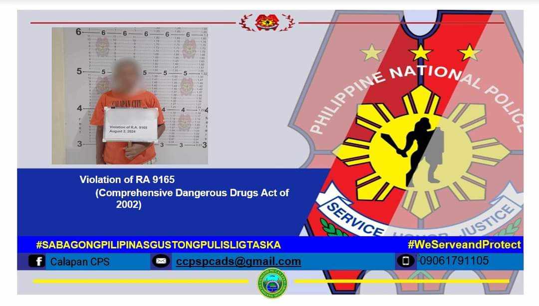 Police Arrest Drug Suspect in Joint Anti-Drug Operation in Calapan City