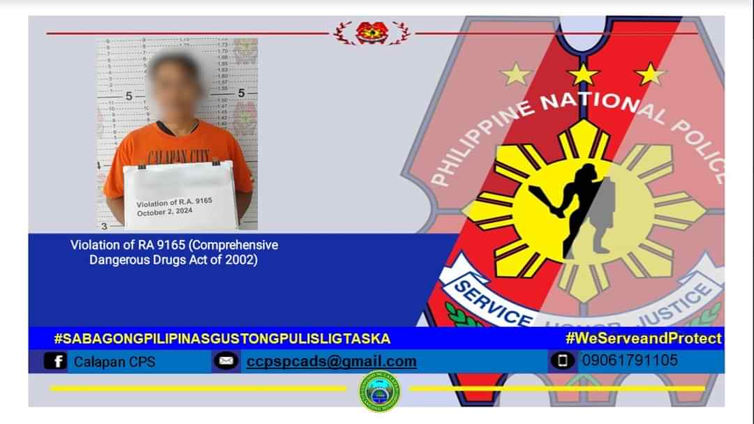 Anti-Drug Operation Nets Suspect in Calapan City