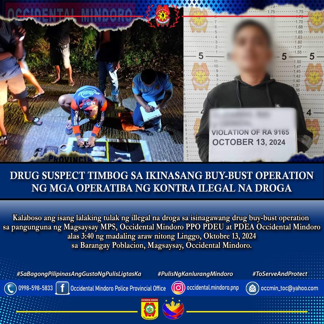 Drug Dealer Arrested in Magsaysay Buy-Bust Operation