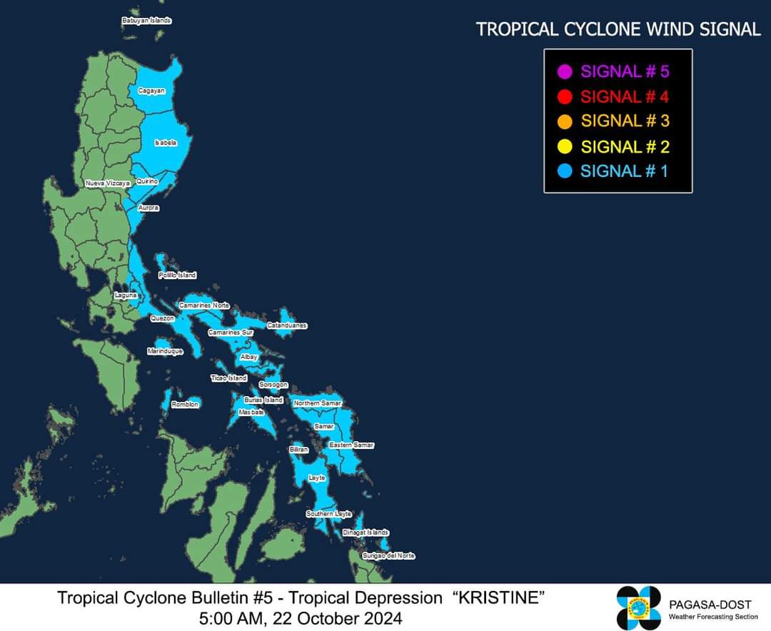 Tropical Storm Kristine Threatens Mimaropa Region