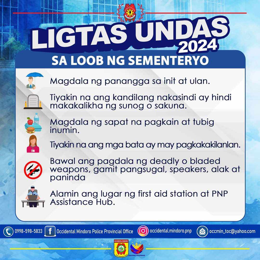 PNP Launches Comprehensive “Ligtas Undas 2024” Safety Campaign