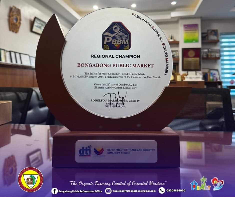 Mindoro Town Market Wins Regional Consumer Excellence Award