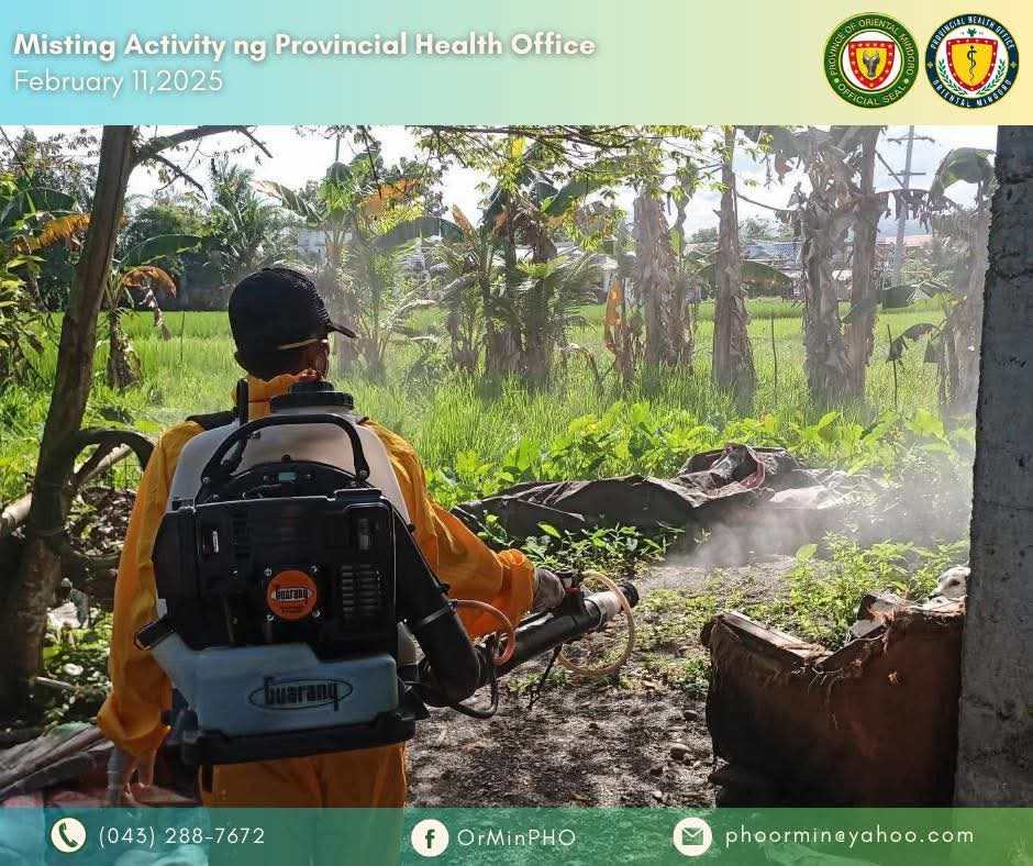 Oriental Mindoro Combats Dengue with Misting Operations